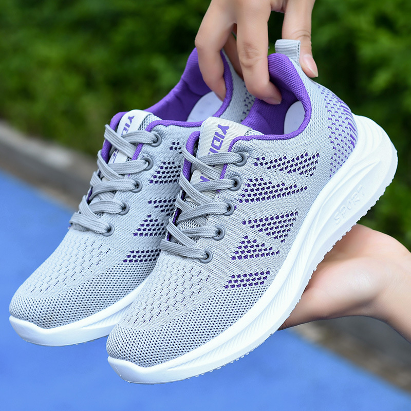 Cross-border new Feizhi women's sports shoes, women's mesh surface breathable and comfortable, trendy and versatile mom shoes, women's wholesale Specification drawing