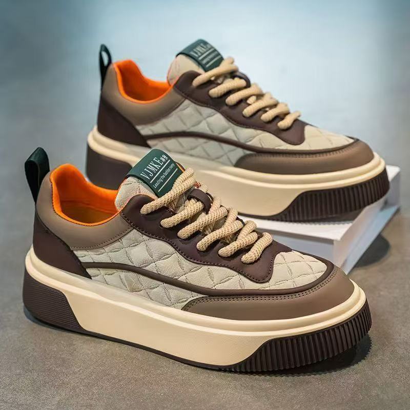 Spring 2025 new soft-soled men's shoes, the same style as the popular ones, are casual, sporty, fashionable and versatile, light luxury low-top sneakers for men Specification drawing