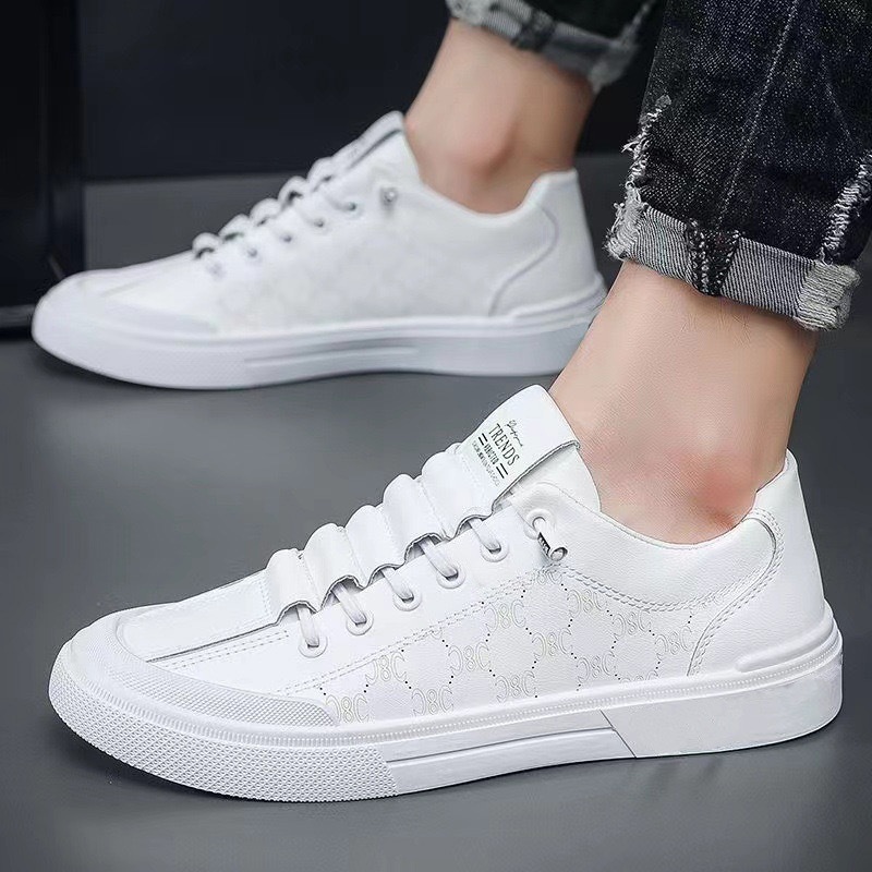 Summer new style casual men's shoes, versatile and fashionable white sneakers, popular Korean version trendy sports sneakers, wholesale for export Specification drawing