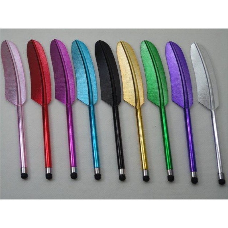 The feather capacitive pen, stylus and stylus are suitable for Samsung mobile phones, IPhons and tablet computers Specification drawing