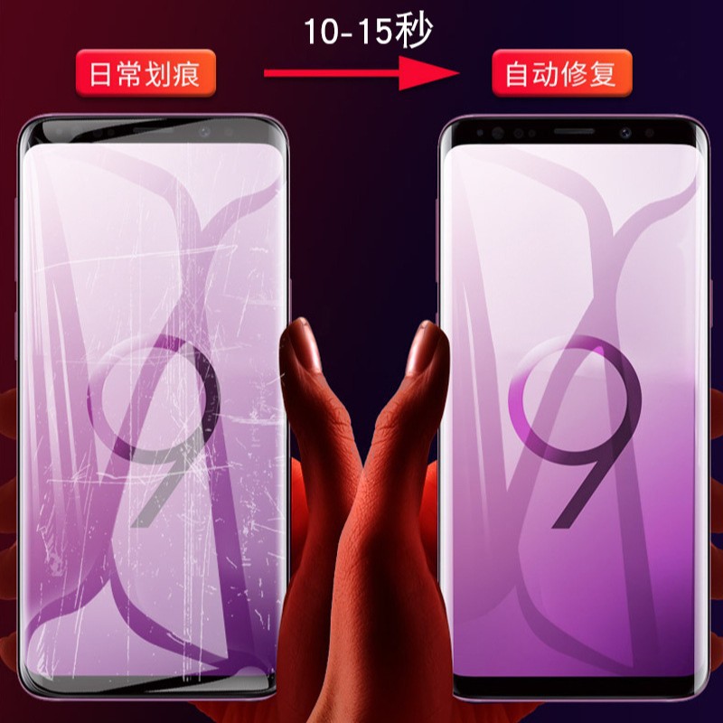 Water condensation film for iphone16, iPhone15, iPhone13 Pro Max full-screen water condensation film Specification drawing