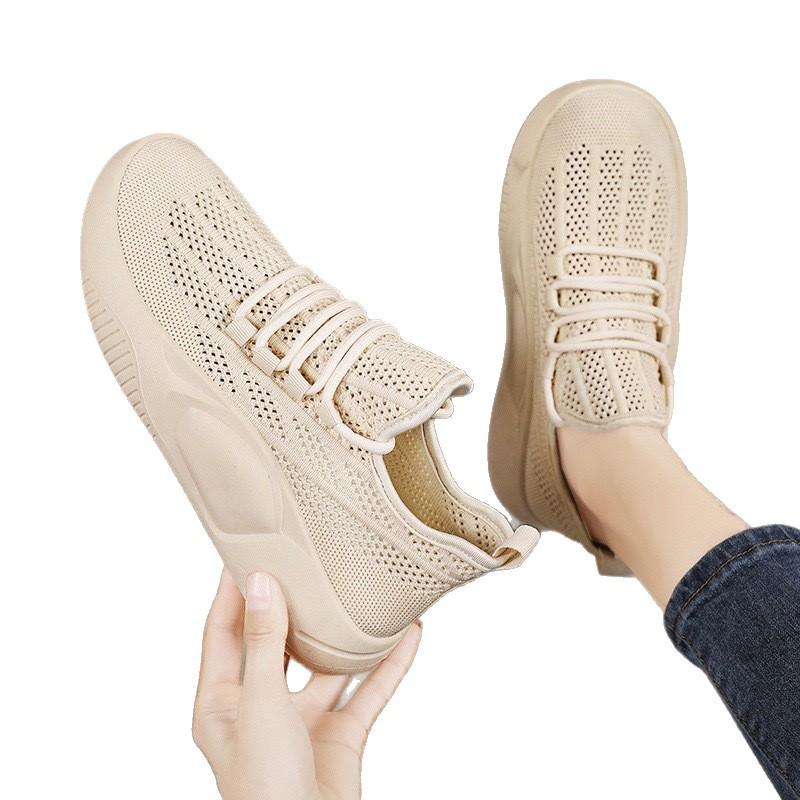 Net shoes for women's transparency and net surface work shoes with soft soles that are not tiring to the feet, comfortable women's shoes, best-selling foreign trade breathable women's shoes Item Picture