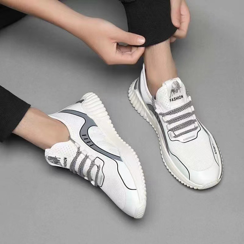 Wholesale men's shoes from the manufacturer: 2021 new style popular men's woven sports shoes, soft-soled comfortable running shoes, popular men's shoes Application Scenario