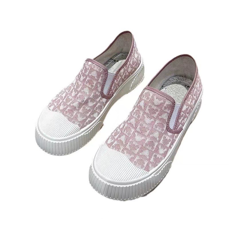2024 Summer New women's shoes: Canvas shoes, women's soft-soled casual shoes, campus style student shoes, thick-soled shoes, women's wholesale Item Picture