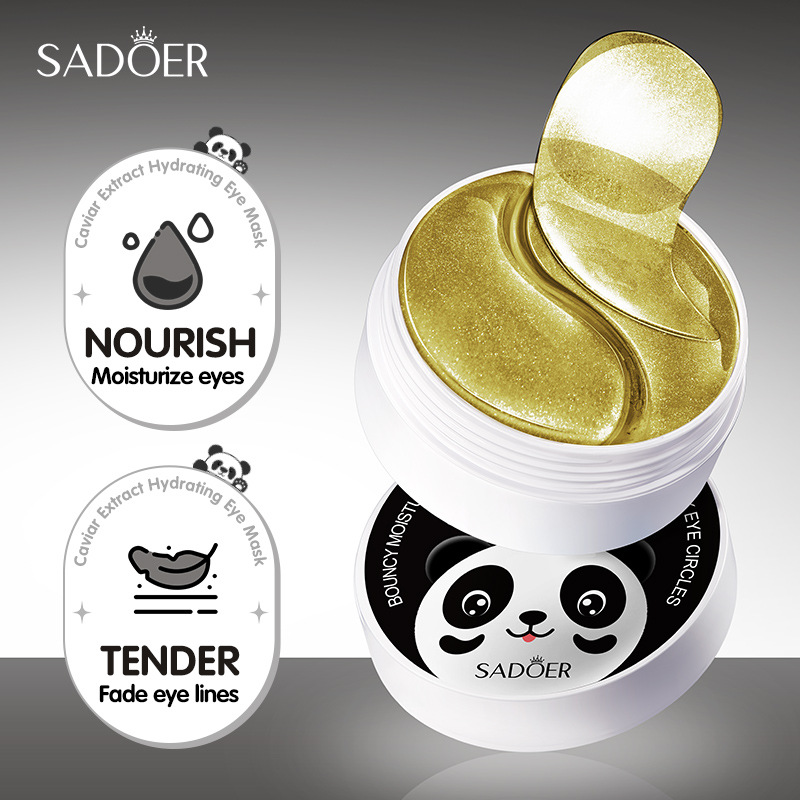 All-english SADOER caviar essence Moisturizing and hydrating Eye Mask for Eye Care, cross-border export wholesale details Picture