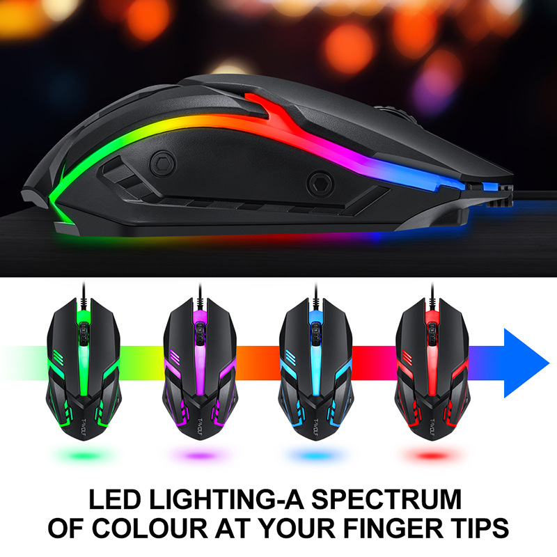 The Leilang TF800 Keyboard, Mouse and Headphone Set, a four-in-one game set in Spanish, Arabic and Russian Application Scenario