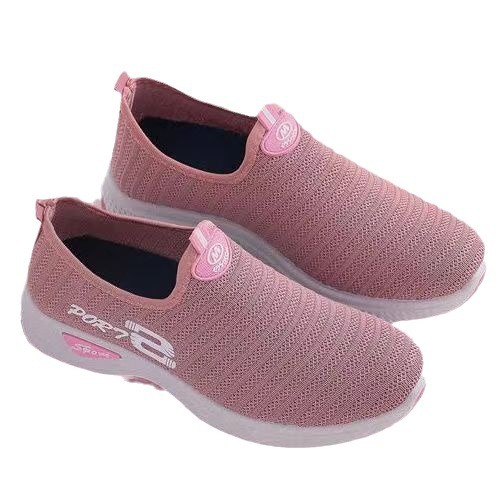 Spring New 2024 Women's traditional Beijing cloth shoes for casual and comfortable walking, one-step casual shoes for women, factory batch Item Picture