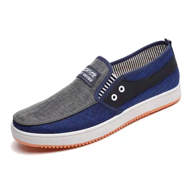 Factory canvas shoes, old Beijing cloth shoes, Korean version denim student shoes, low-top casual men's shoes, one-piece consignment Item Picture