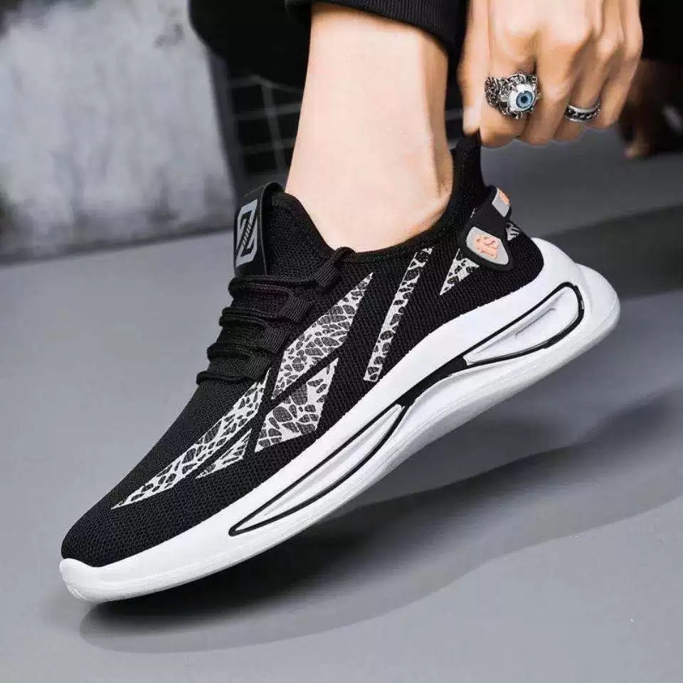 New men's shoes: Men's casual sports shoes, breathable running shoes, popular shoes, men's cross-border wholesale, trendy shoes for men full figure
