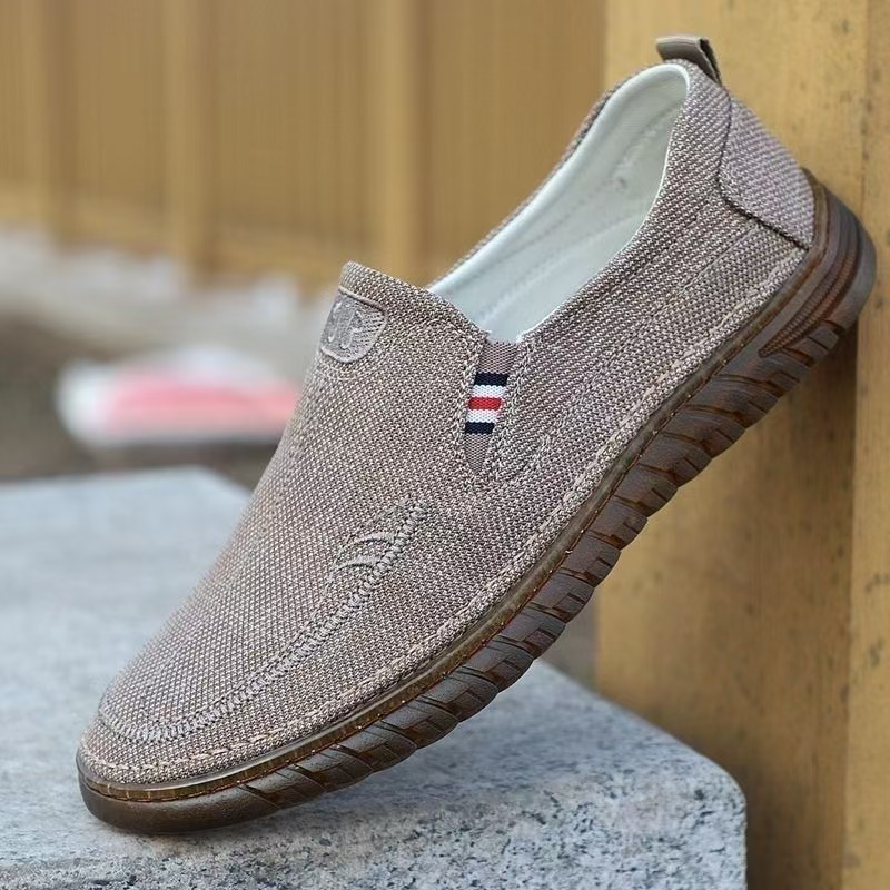Wholesale old Beijing cloth shoes, men's walking shoes, soft-soled walking shoes, dad shoes, breathable casual men's shoes, dad shoes Specification drawing