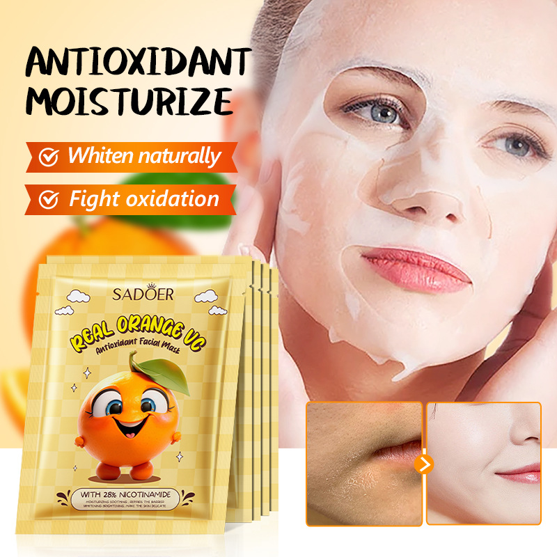 Cross-border wholesale of SADOER anime plant fruit Facial mask and hydrating mask Item Picture