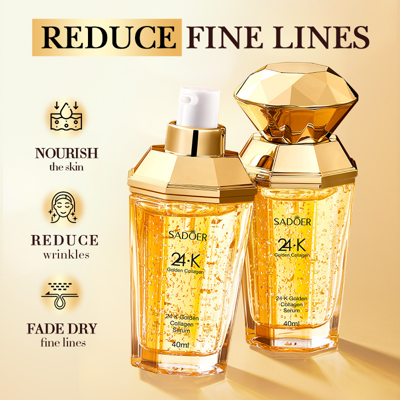 All-english SADOER24·K Gold Collagen Essence for Hydrating and improving fine Lines, cross-border export details Picture
