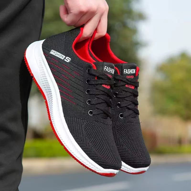 Men's shoes wholesale 2022 Summer New style sports shoes for men: comfortable, breathable, thick-soled and durable men's casual shoes details Picture