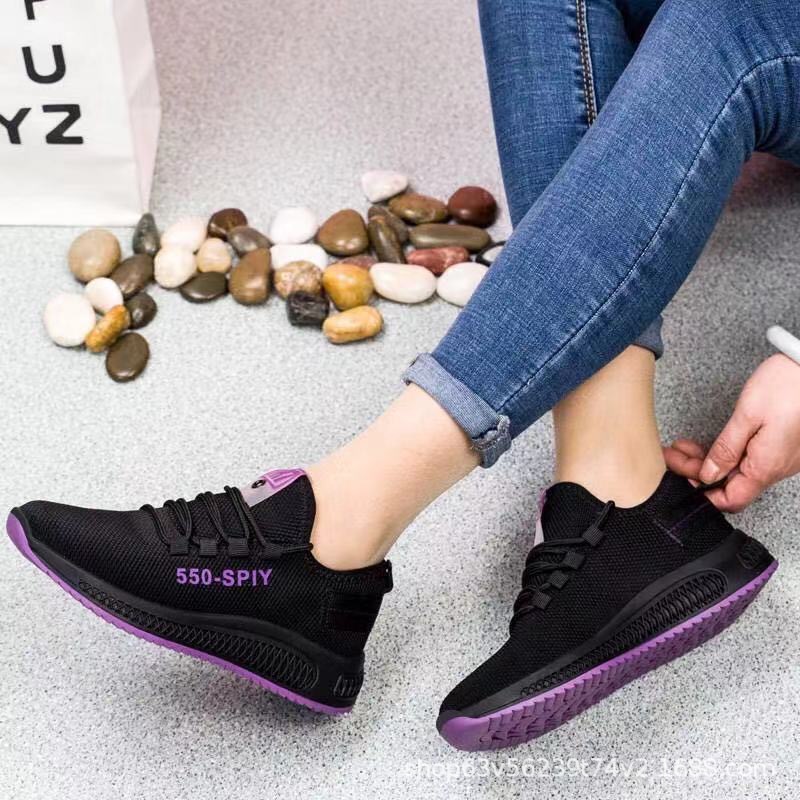 Women's shoes, summer white sneakers, Korean version running shoes for female students, sports shoes, trendy casual shoes, wholesale from foreign trade women's shoes factory Specification drawing