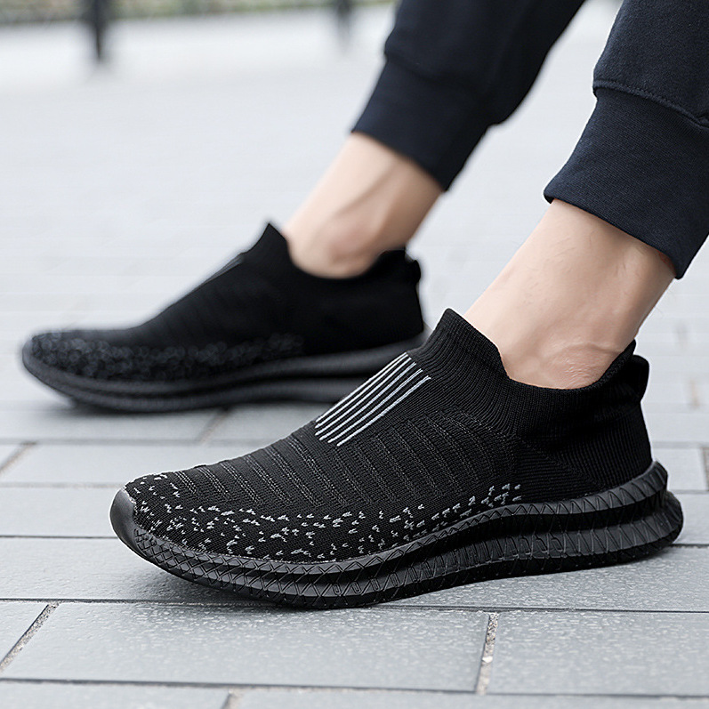 Feizhi casual sports shoes, men's soft-soled and soft-top breathable running shoes, one-step Coconut shoes, wholesale of cross-border export shoes full figure