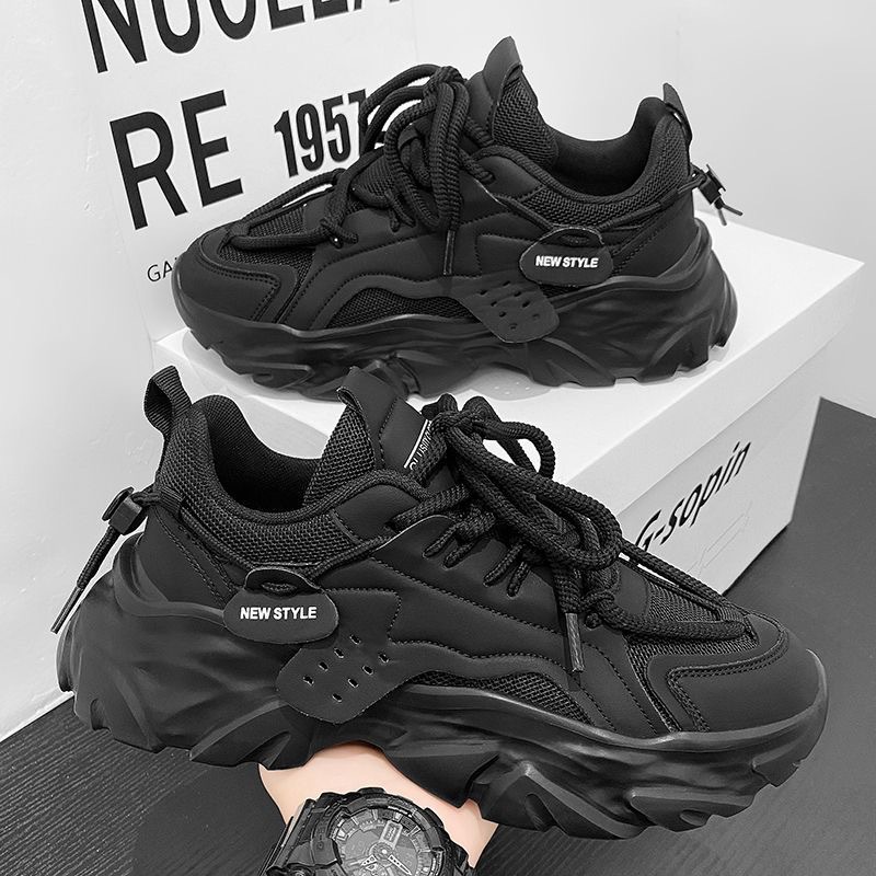 Men's shoes 2024 Summer new Men's breathable mesh shoes, men's trendy and versatile thick-soled sports shoes, casual dad shoes Application Scenario