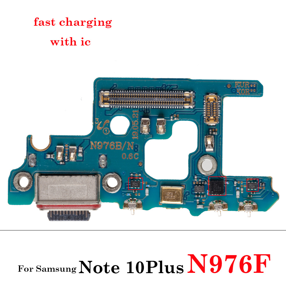 Compatible with Samsung Note10 fast charging tail plug USB charger connector board port note8 9 Item Picture