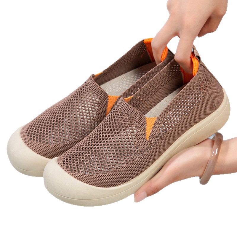 Wholesale of new women's shoes for Spring/Summer 2025, featuring ethnic style, mesh surface, cross-border breathable, and for casual use in foreign trade Item Picture