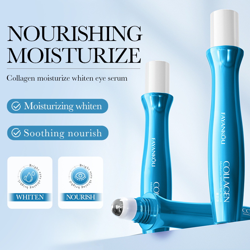 All-english FAYANKOU Collagen Moisturizing Eye Whitening Essence and Rolling Bead Essence Cross-border export wholesale details Picture