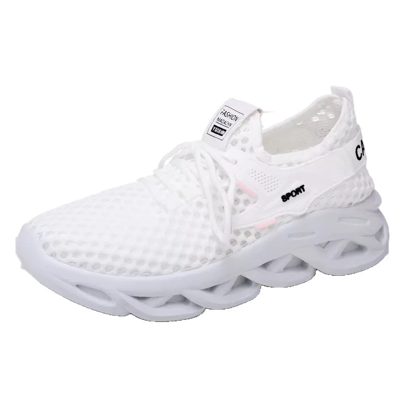 2025 Women's Shoes Summer: Breathable sports shoes, net shoes, fishing net shoes, running shoes, white sneakers, cross-border wholesale, foreign trade shoes for women Item Picture