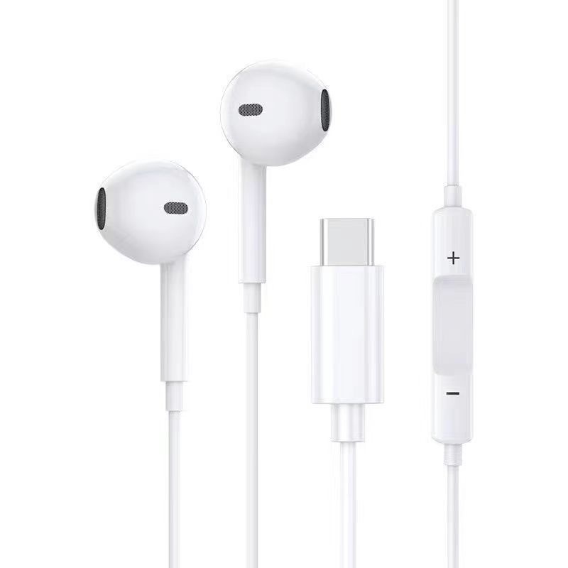 The Type-C wired headphones with good sound quality are suitable for digital headphones and wired control headphones of Apple, Xiaomi, Huawei and OPPO Item Picture