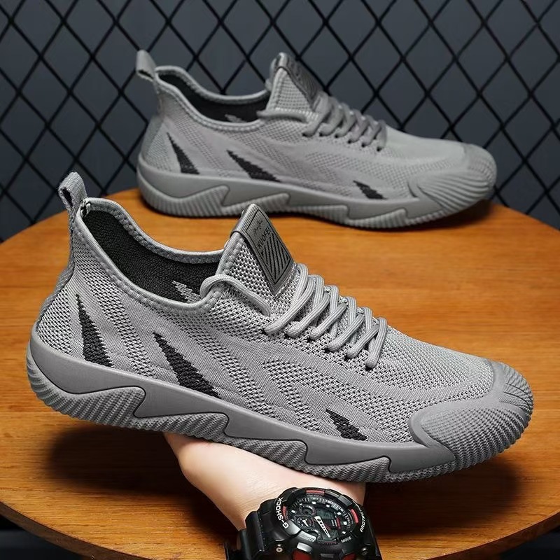 Men's shoes 2023 autumn new style casual shoes, men's running sports shoes, youth black work shoes, one-piece consignment Specification drawing