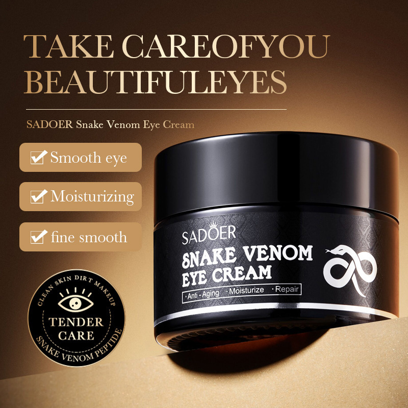 SADOER Snake Venom Peptide Multi-Effect Eye Cream for tightening eye bags and fine lines, moisturizing and hydrating cross-border wholesale details Picture