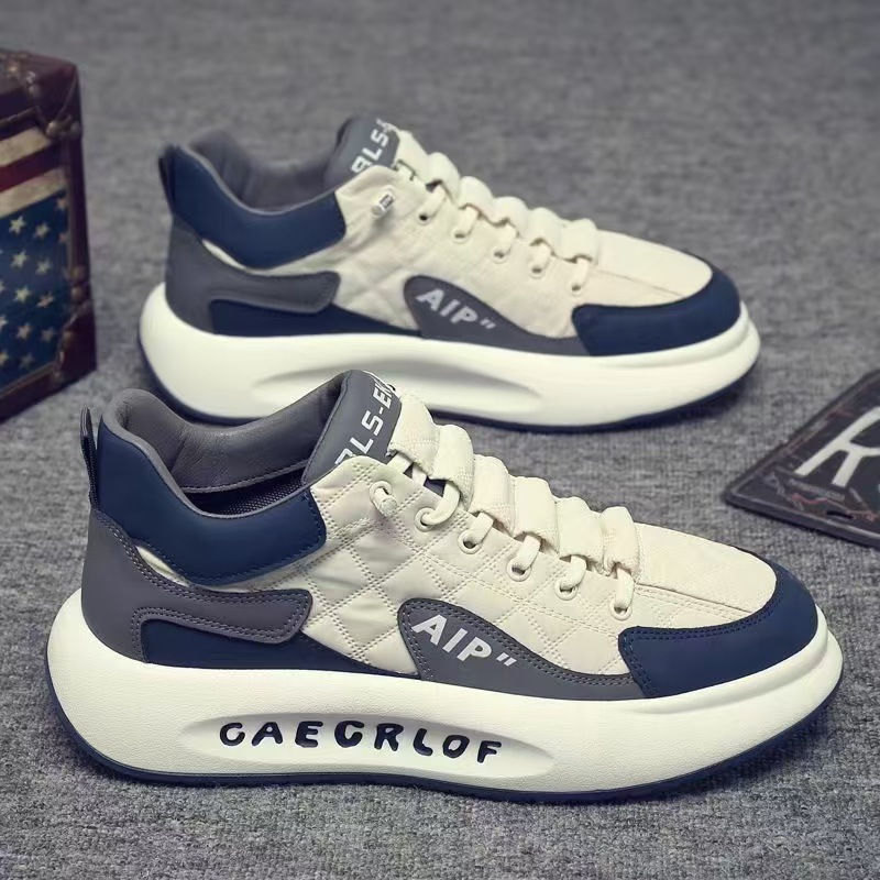 Men's shoes 2024 new style: Fashionable and trendy casual sports running shoes, versatile board shoes, thick-soled, height-increasing, comfortable dad shoes Application Scenario