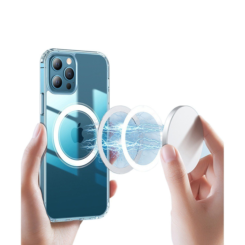 Magnetic ring magnetic attraction ring stainless iron sheet is suitable for mobile phone surface mount wireless charging magnetic ring magnetic conductive sheet pasting type Item Picture