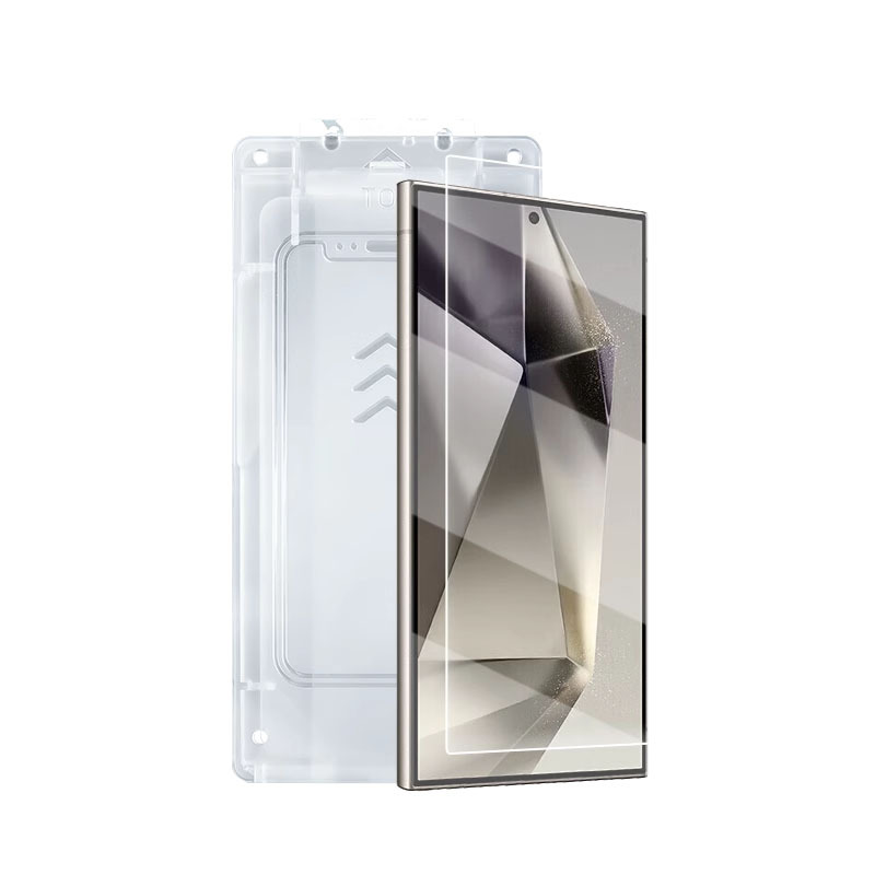 The iron cloth shirt is suitable for Samsung s25ultra anti-reflective film, Samsung s24ultra tempered film and ar phone protective film Item Picture