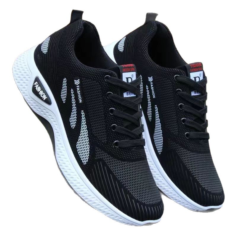 2025 New sports shoes, men's shoes, men's running shoes, low-top and low-heel casual shoes, spring lace-up soft-soled work shoes Item Picture
