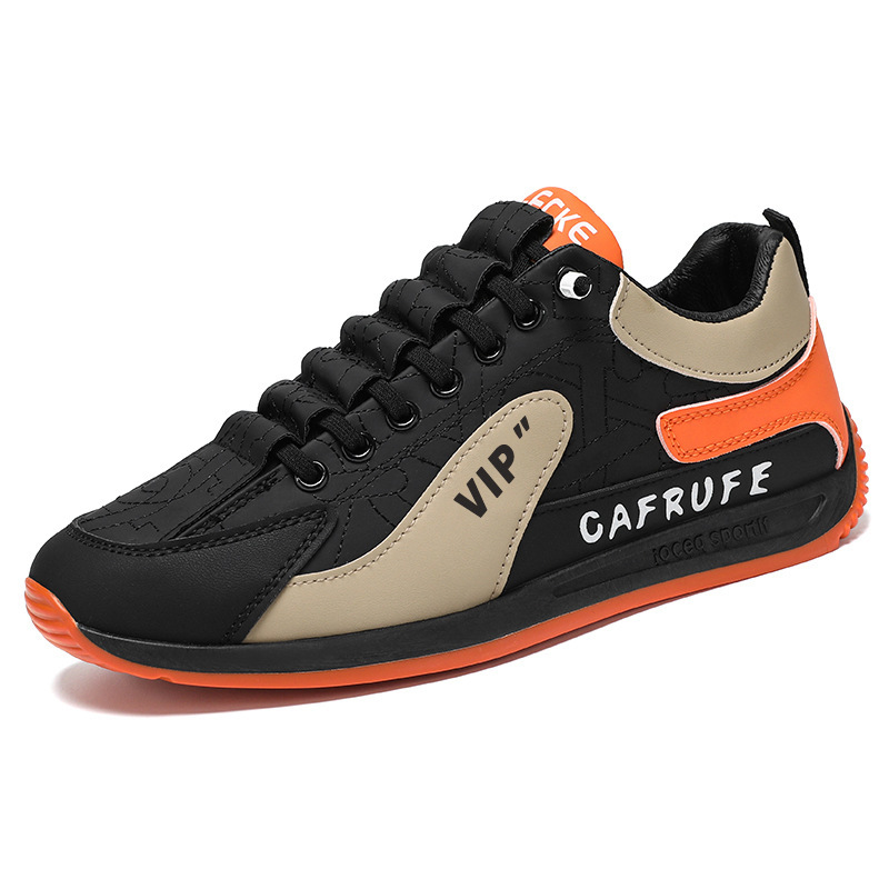 New breathable men's shoes for spring, men's trendy and versatile flat anti-slip sports shoes, casual running dad trendy shoes Item Picture