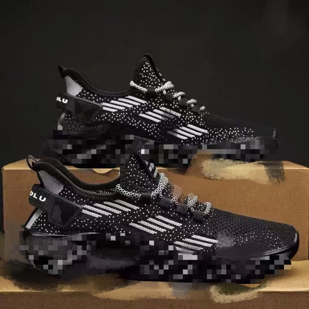 Men's 2025 new soft-soled comfortable running casual shoes, Feizhi sports shoes, men's casual shoes manufacturer wholesale full figure