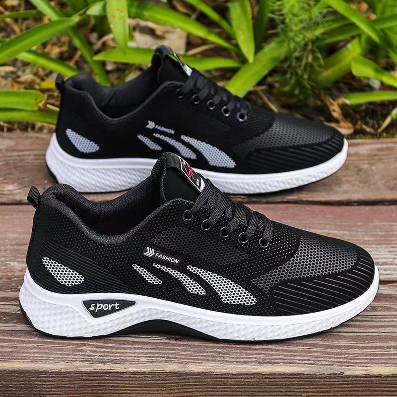 Cross-border distribution of sports shoes, men's shoes, men's running shoes, low-heeled casual shoes, lightweight and comfortable work shoes for men in 2025 Specification drawing