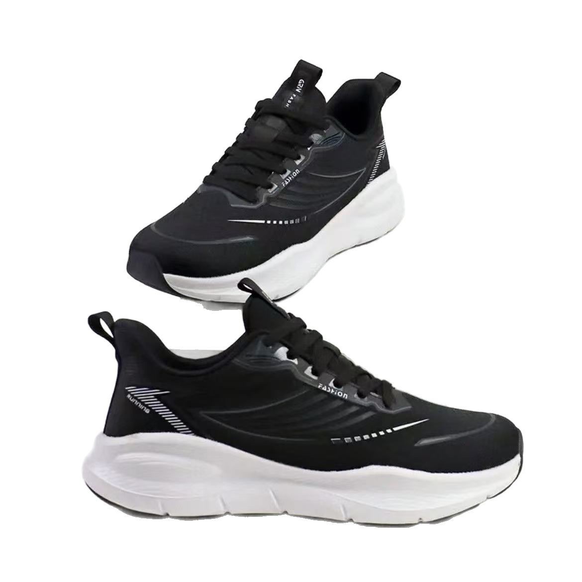 Men's and women's same-style sports shoes, casual shoes, spring ultra-light running shoes, teenagers' trendy lightweight soft-soled shoes for export wholesale Item Picture