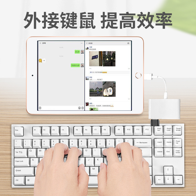 Suitable for sd/tf 2-in-1 card reader, Type-C iPhone, Type-C memory card, OTG adapter, multi-functional Application Scenario