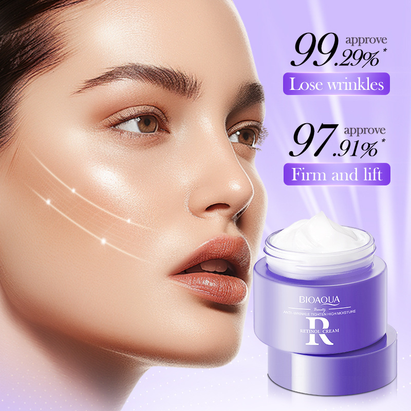 All-english BIOAOUA Retinol Anti-Wrinkle Firming Cream and Hydrating Moisturizing Cream Cross-border export wholesale Specification drawing