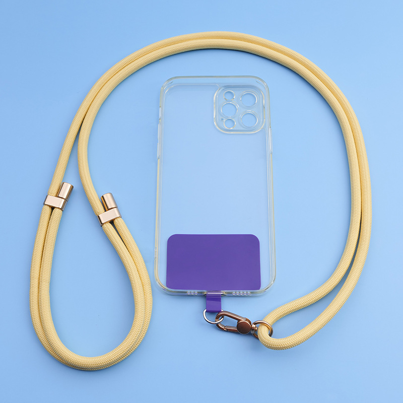 Carefully selected manufacturer TPU lanyard clips, alloy D-buckle gaskets, phone case accessories, back-attached clips, anti-loss hanging clips Specification drawing
