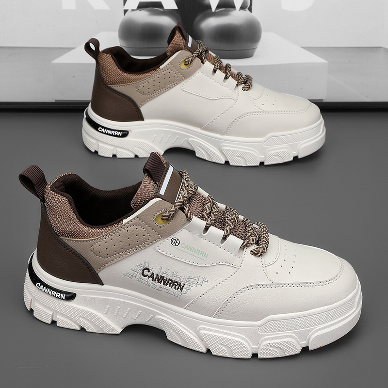 New breathable Martin boots for men in autumn, Korean style trendy thick-soled sports shoes, casual board shoes, work shoes and trendy shoes Specification drawing