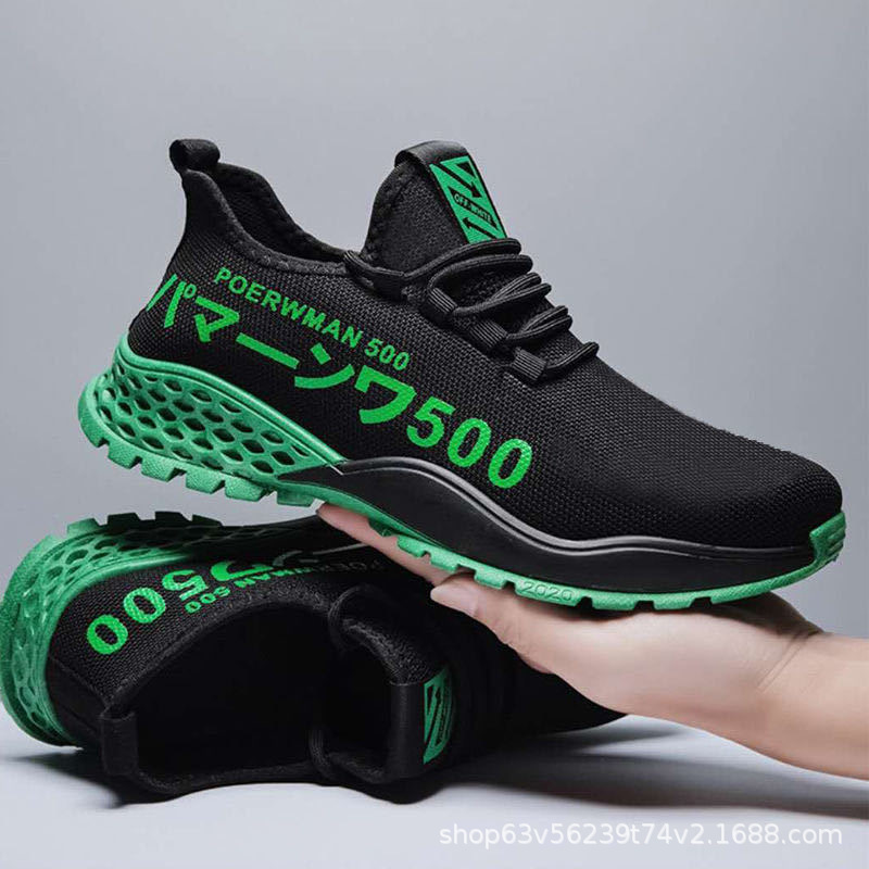 One-piece consignment for men's shoes, early autumn new style Feizhui breathable sports shoes, men's casual and comfortable shoes, foreign trade supply full figure