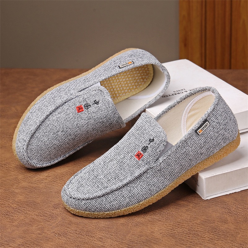 New style of old Beijing cloth shoes, men's casual cloth shoes, soft-soled dad shoes, breathable driver shoes, versatile, export batch full figure