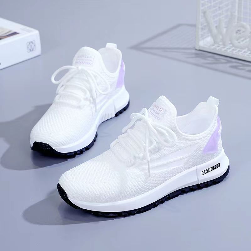 Summer 2023 women's shoes: One-piece consignment of breathable sports shoes, women's net shoes, women's casual running shoes, and white sneakers Application Scenario