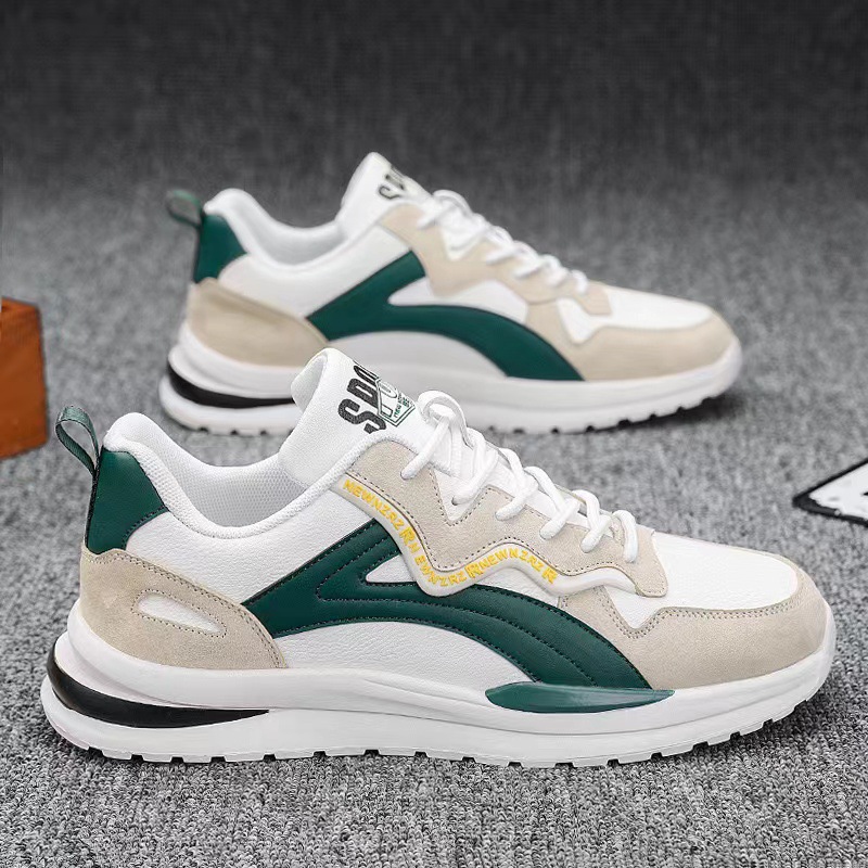 Spring new men's shoes breathable Forrest Gump shoes, men's trendy and versatile sports shoes, casual running, ins dad trendy shoes full figure