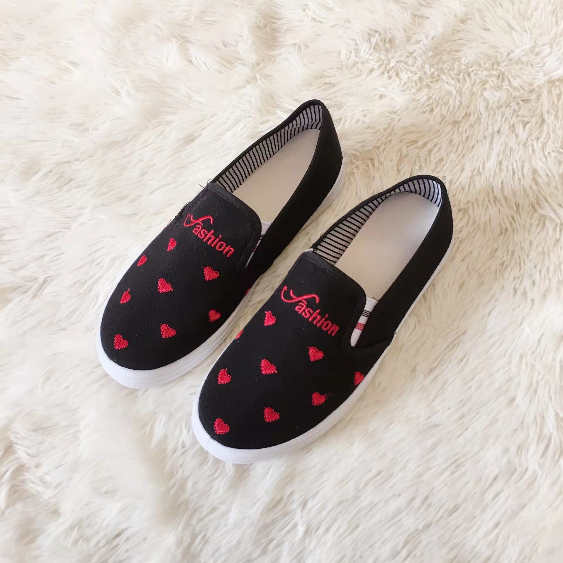 Canvas shoes for women, Spring/Summer 2024 new style women's shoes, single-foot breathable women's shoes, women's canvas shoes for export wholesale details Picture