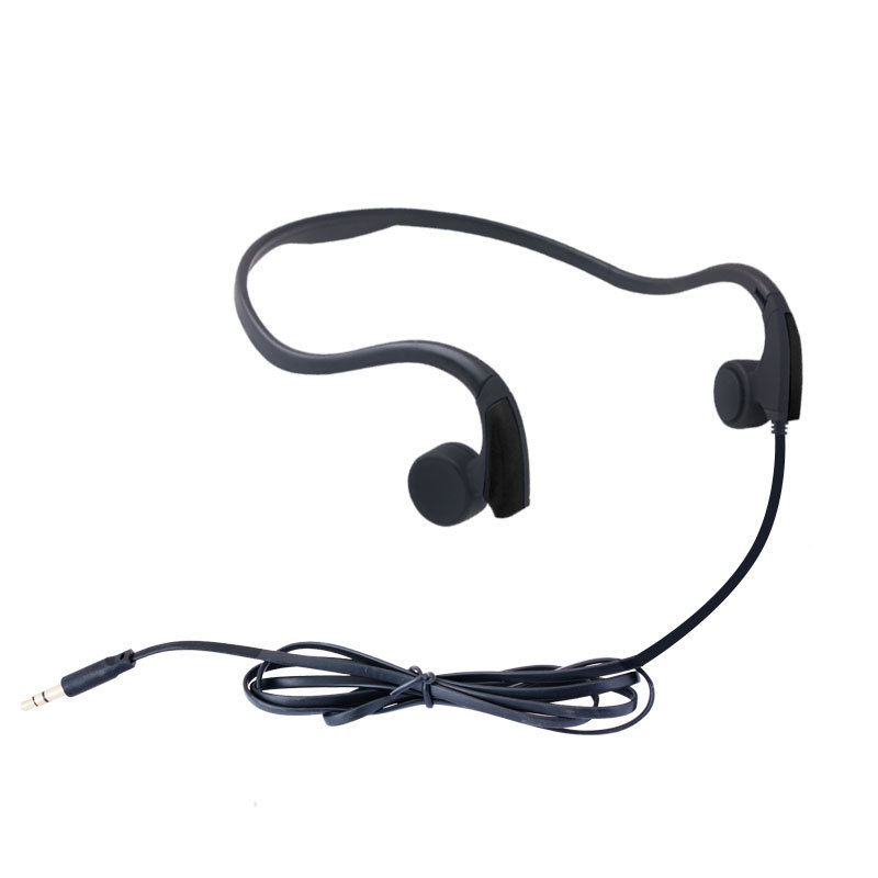 Factory-direct supply wired bone conduction headphones, stereo mobile phone headsets, back-hanging sports headphones without microphones Application Scenario