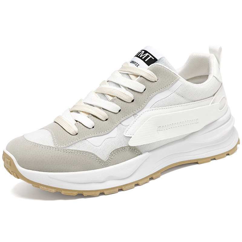 Summer men's shoes 2024 new breathable mesh white sneakers Men's sports shoes Korean style versatile casual dad shoes men Item Picture