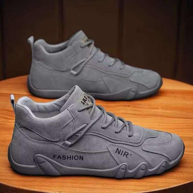 Summer new breathable work shoes for men, lightweight and anti-slip work shoes, sports board shoes for men details Picture