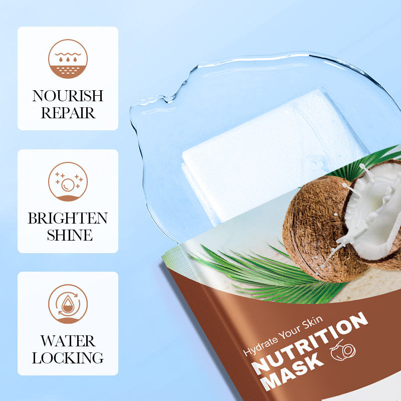 FAYANKOU coconut skin Care Nourishing Mask, Hydrating and Moisturizing Mask cross-border export wholesale details Picture