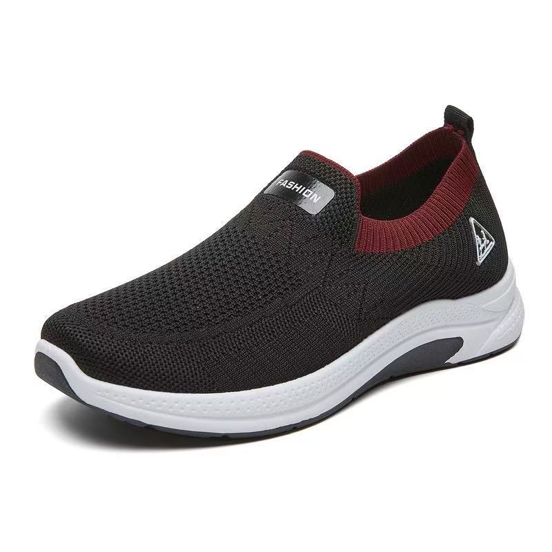 New walking shoes for women, comfortable soft-soled mom shoes, fashionable and versatile sock shoes, and casual shoes for women in foreign trade Item Picture