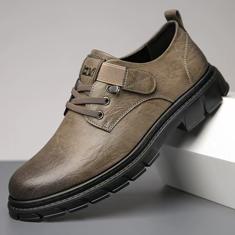 Spring new men's business leather shoes, casual shoes, British-style workwear shoes, men's shoes for export wholesale Application Scenario